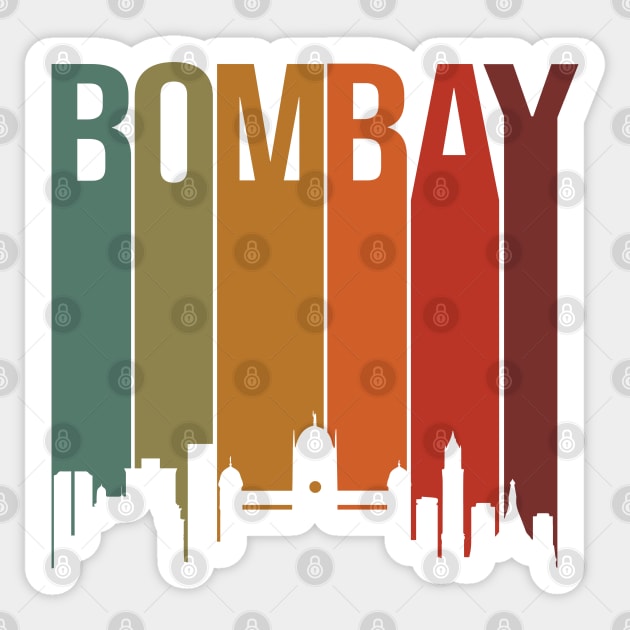 Mumbai Bombay Skyline Maharashtra Marathi Design Sticker by alltheprints